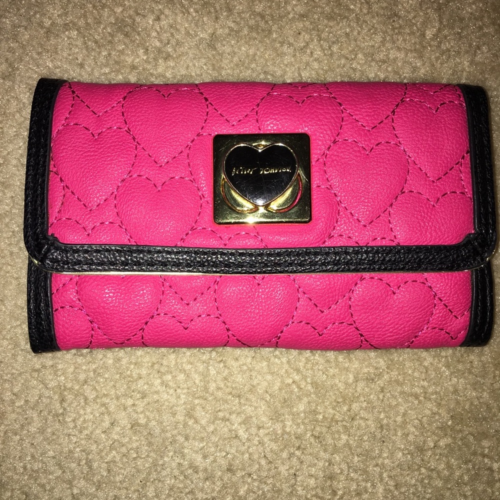 Betsey Johnson Embroidered Wallet